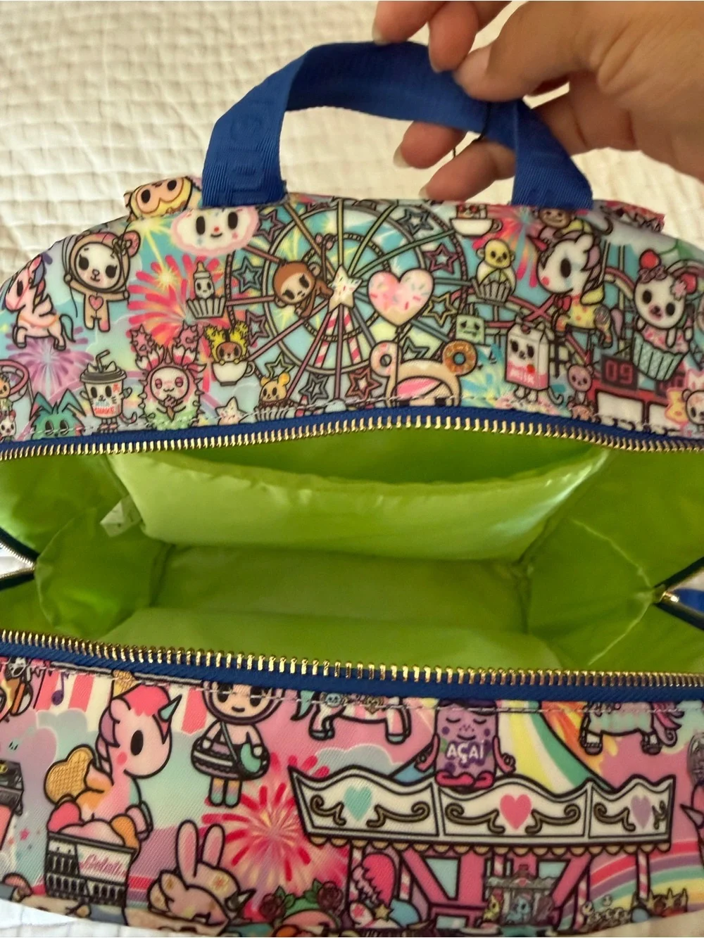 Tokidoki 2023 Comic-Con Exclusive Backpack Cotton Candy Carnival NWT